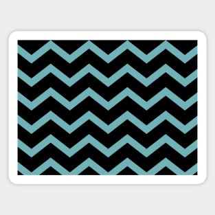 Black Chevrons *Clear BG* Sticker